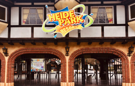 Eingangs Schild LED Heide Park Resort